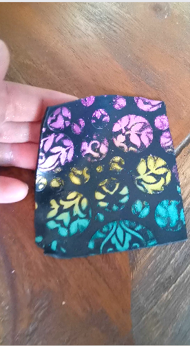 Stencils and polymer clay
