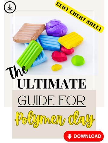 Download the Ultimate Guide to Polymer clay!  Whether you're a newbie or a seasoned clayer, these tips are a game-changer. 